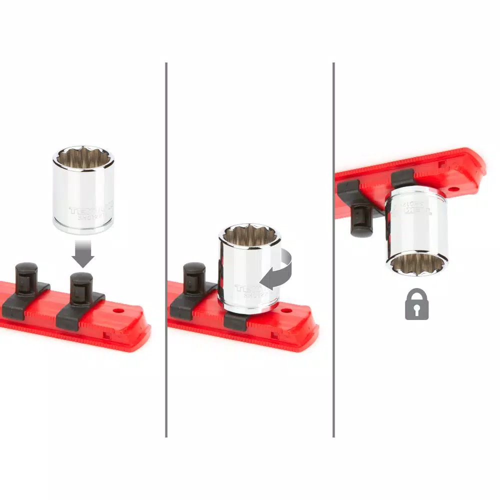 TEKTON 3/8 in. Drive 12-Point Socket Set (19-Piece)