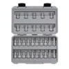 TEKTON 1/2 Inch Drive Torx/TR Torx Bit & External Star Socket Set, 30-Piece (T20-T60, TR20-TR60, E8-E24)