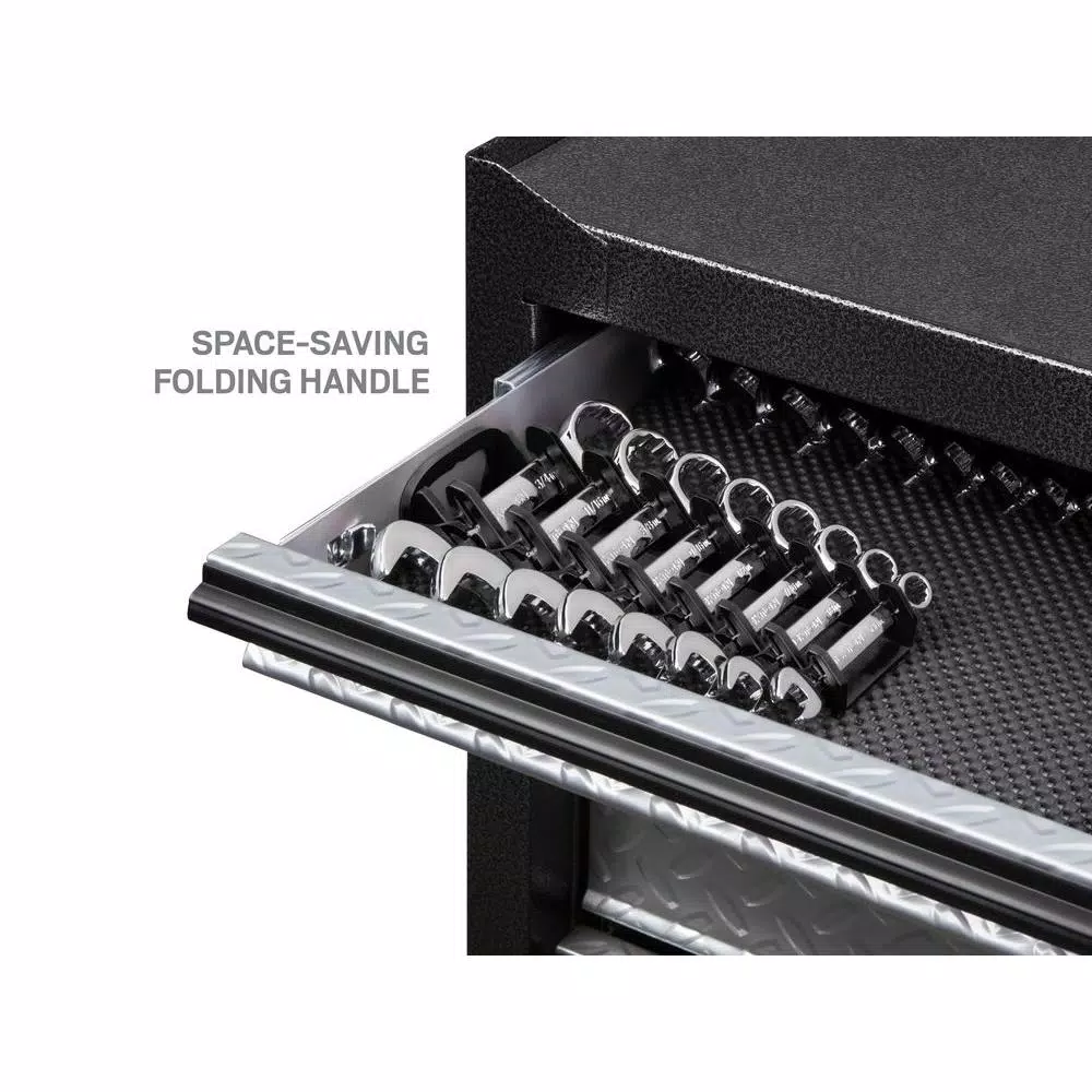 TEKTON 2.3 in. 8-Tool Store-and-Go Stubby Wrench rack Keeper in Black