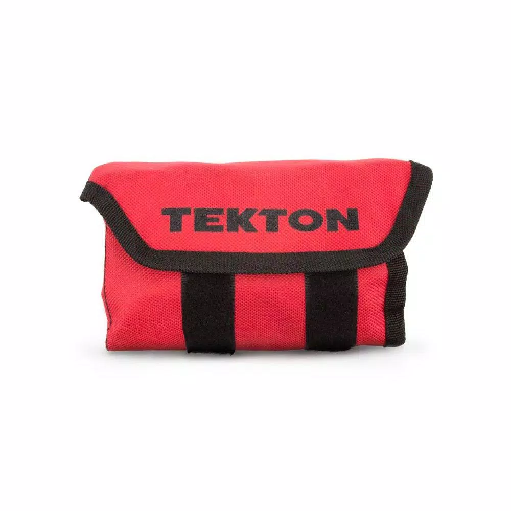 TEKTON 8-19 mm Stubby Combination Wrench Set with Pouch (12-Piece)