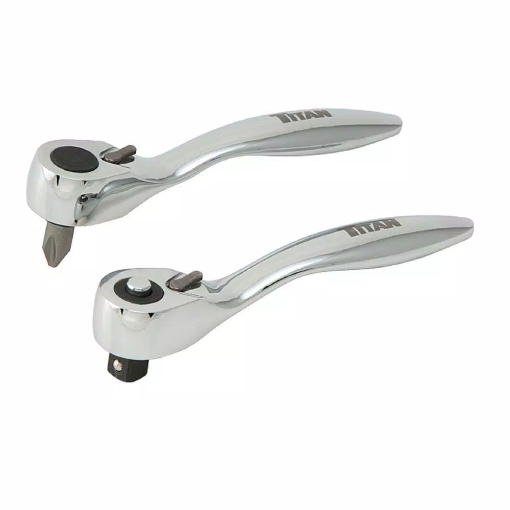 TITAN Offset Micro Bit Driver and Ratchet Combo
