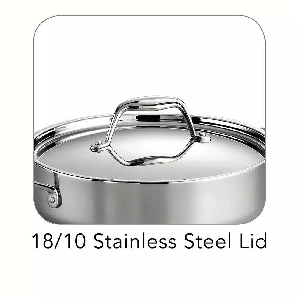 Tramontina Gourmet Tri-Ply Clad 3 Qt. Covered Braiser