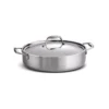 Tramontina Gourmet Tri-Ply Clad 6 qt. Covered Stainless Steel Braiser