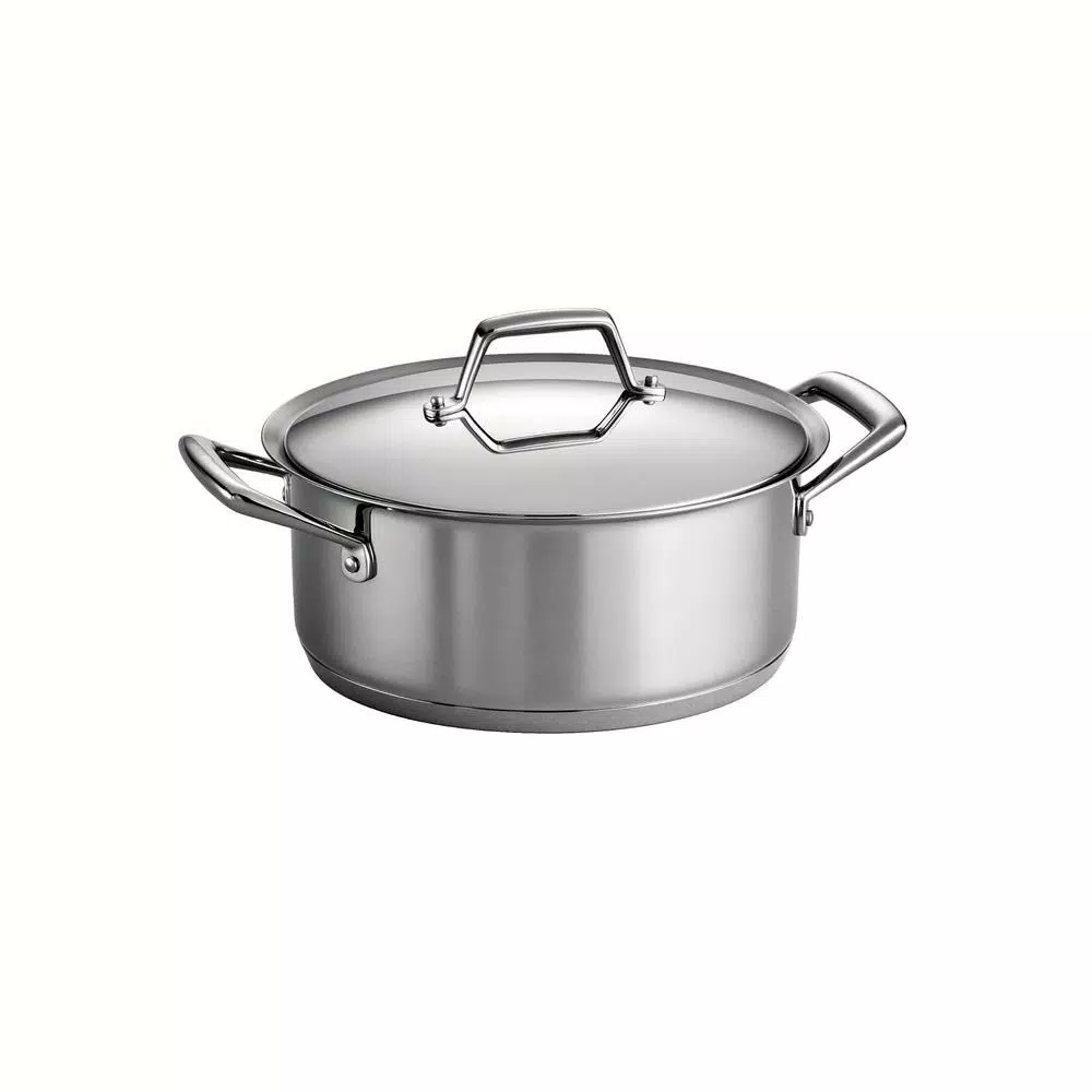 Tramontina Gourmet Prima 6 qt. Stainless Steel Sauce Pot with Lid