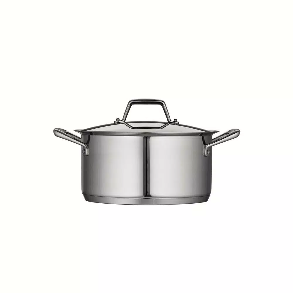 Tramontina Gourmet Prima 6 qt. Stainless Steel Sauce Pot with Lid