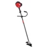 Troy-Bilt 27cc Gas 2-Cycle Straight Shaft Attachment Capable Gas Brushcutter with String Trimmer Head Included