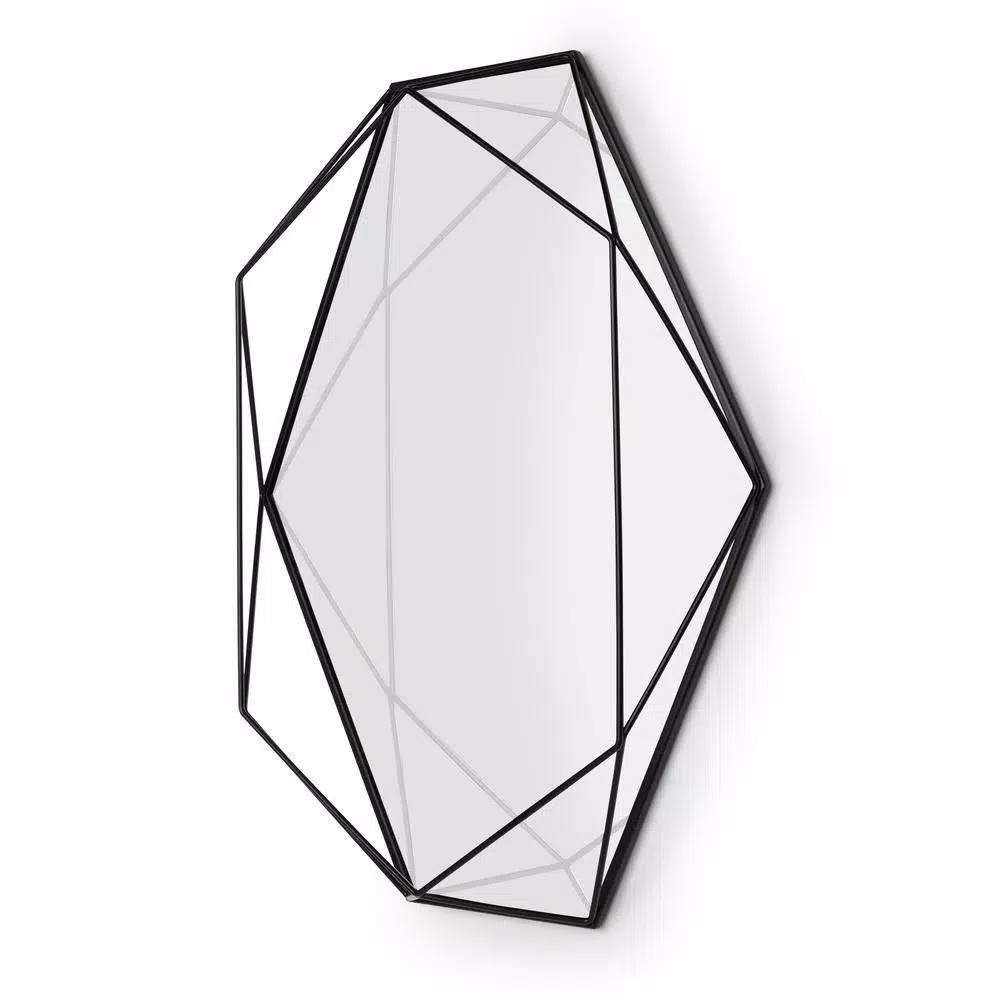 Umbra Modern Prisma Mirror Black(22.38 in. H x 17 in. W)