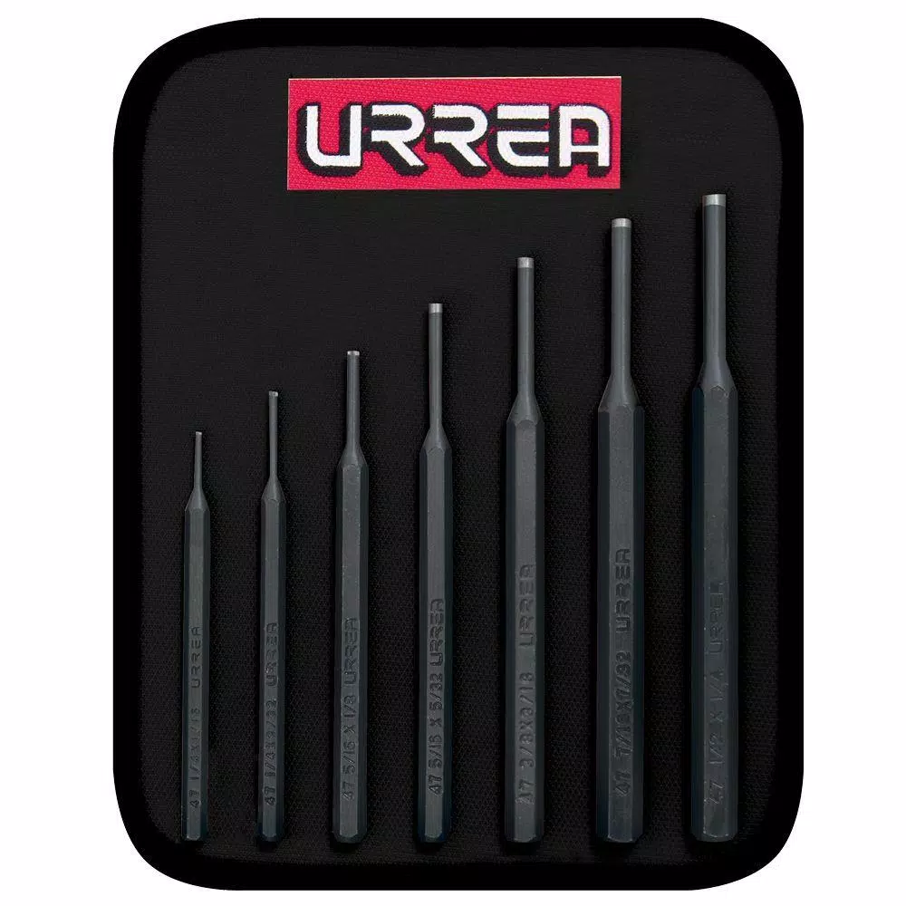 URREA Drive Pin Punch Set (7-Piece)