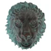 Design Toscano 13 in. H Florentine Lion Head Bronze Wall Fountain