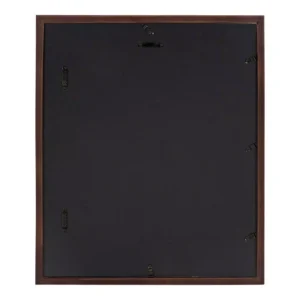 DesignOvation Gallery 13 in. x 16 in. matted to 8 in. x 10 in. Walnut Brown Picture Frame