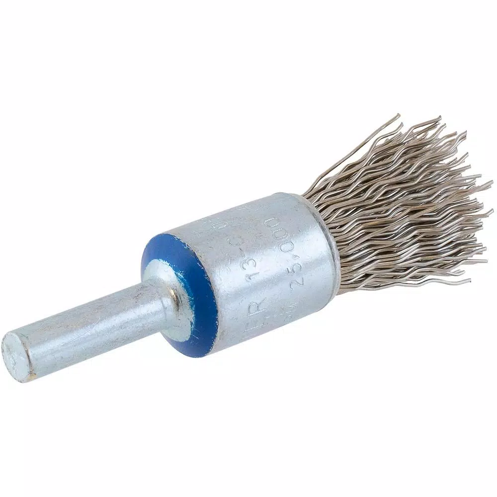 WALTER SURFACE TECHNOLOGIES 0.5 in. Mounted Brush with Crimped Wires