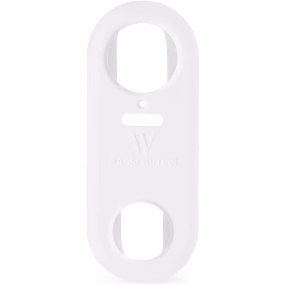 Wasserstein White Protective Silicone Skin Compatible with Google Nest Hello Video Doorbell - Extra-Layer of Protection