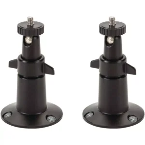 Wasserstein Black Security Wall Mount for Arlo/Arlo Pro (6-Pack)