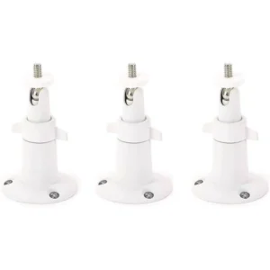 Wasserstein Metal Wall Mount for Blink Outdoor, Blink XT and Blink XT2 Camera - Adjustable Metal Wall Mount (3-Pack, White)
