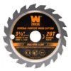 WEN 3-3/8 in. 20-Tooth Professional Woodworking Saw Blade for Compact and Mini Circular Saws
