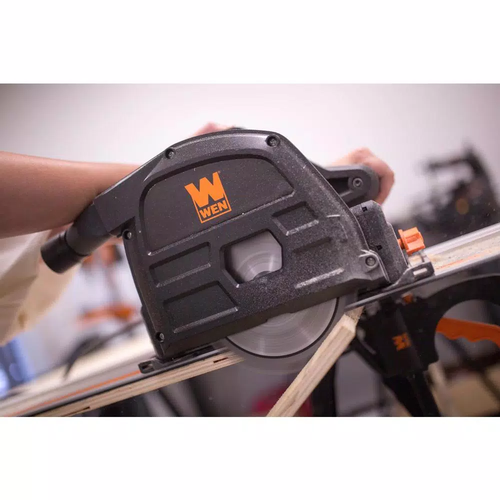 WEN 10 Amp 6.5 in. Plunge Cut Sidewinder Circular Track Saw