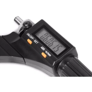 WEN Standard and Metric Digital Micrometer with 0 in. to 1 in. Range, 0.00005 in. Accuracy, LCD Readout and Storage Case