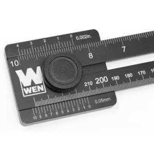 WEN 10 in. Aluminum Offset Marking Gauge and Layout Tool with Laser-Etched Scale