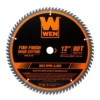 WEN 12 in. 80-Tooth Fine-Finish Professional Woodworking Saw Blade for Miter Saws and Table Saws