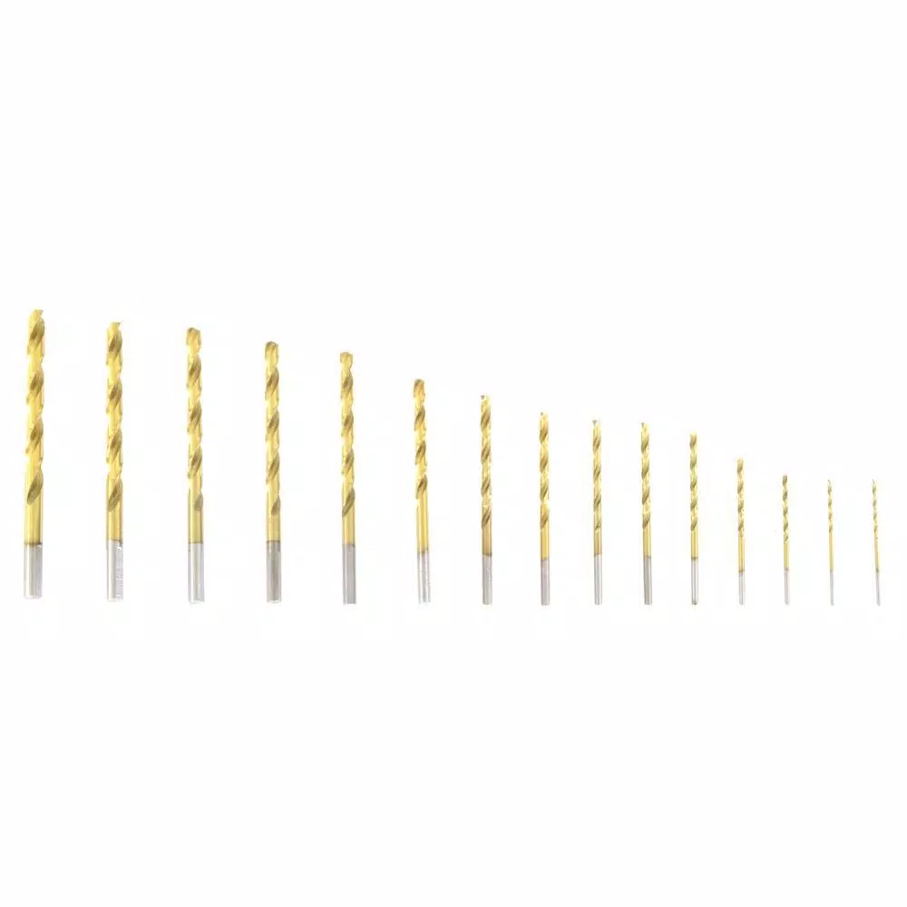 WEN Titanium-Coated Drill Bit Set (15-Piece)