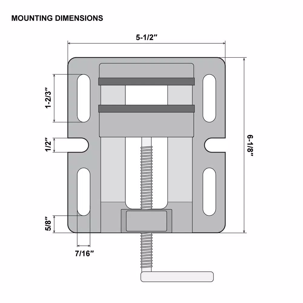 WEN 3 in. Drill Press Vise