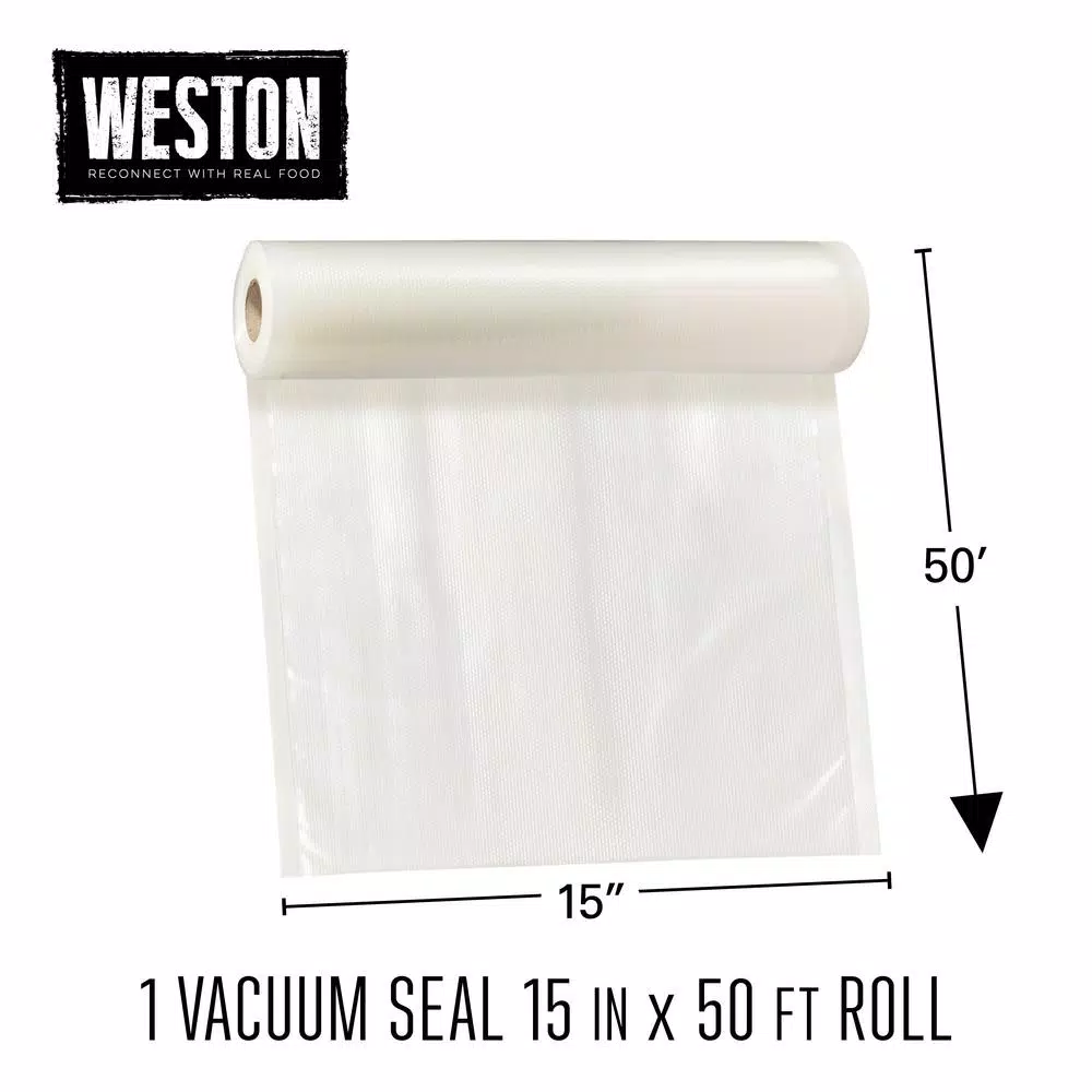 Weston 15 in. x 50 ft. Vacuum Sealer Bags Roll