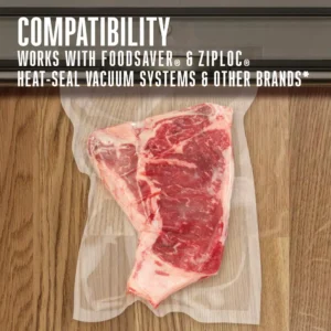 Weston 8 in. x 12 in. Vacuum Sealer Bag (100-Pack)