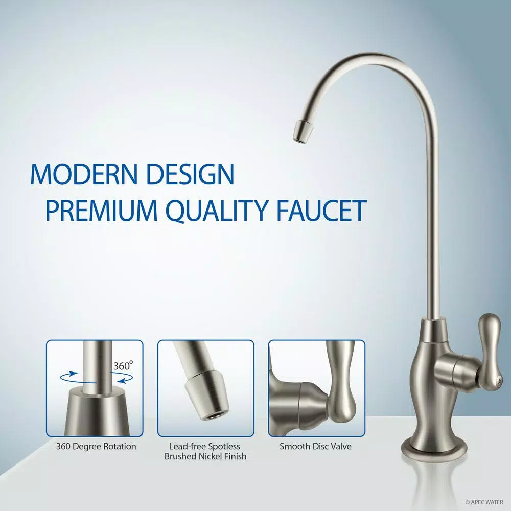 APEC Water Systems Ultimate Premium Quality Permeate Pumped Under-Sink RO Drinking Water System for Low Water Pressure Home