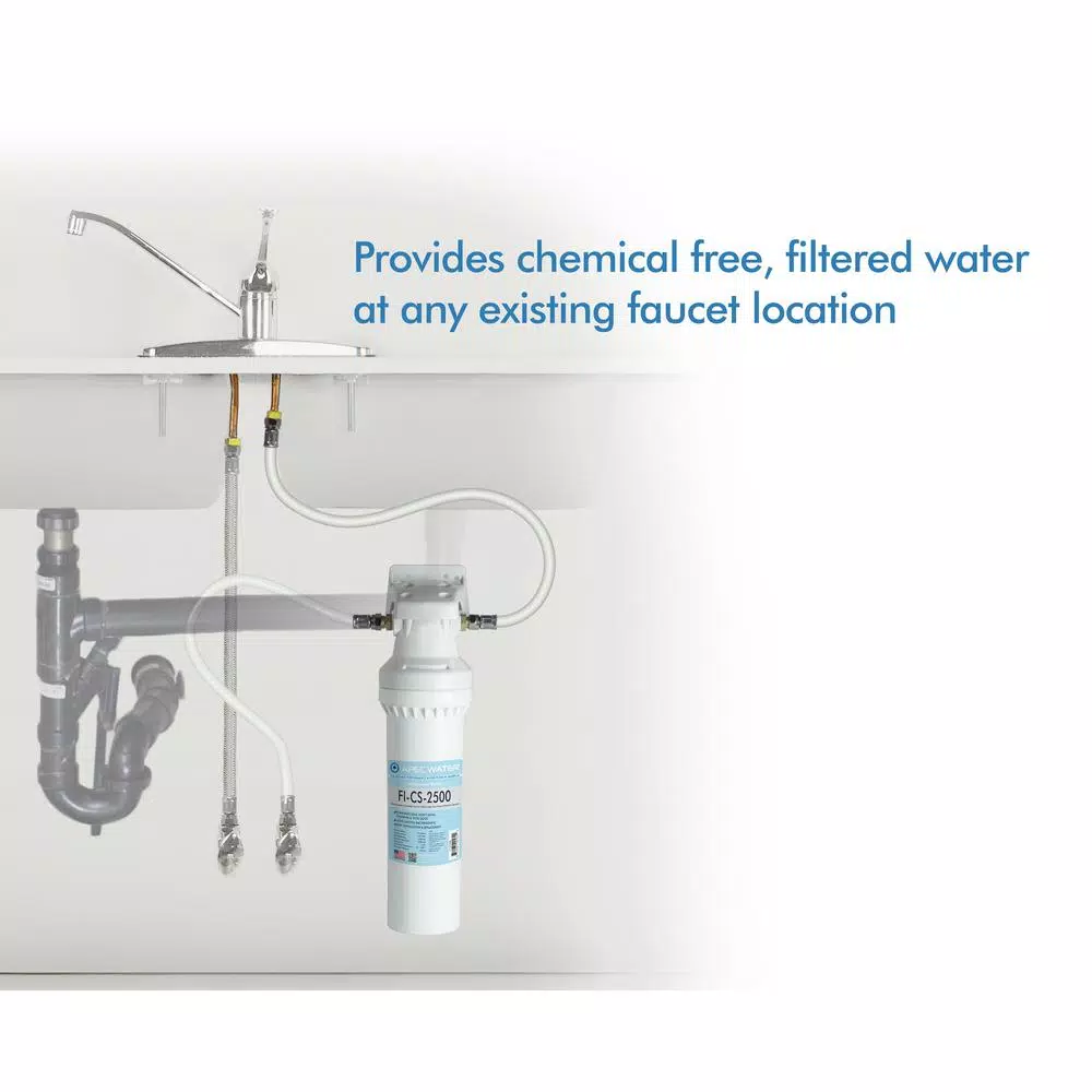 APEC Water Systems CS-Series Easy Install High Capacity Under-Counter Water Filtration System