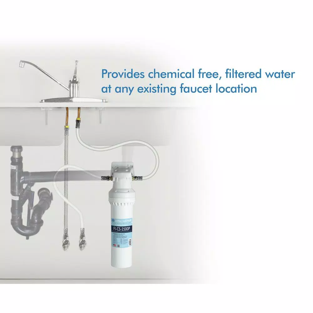 APEC Water Systems CS-Series High Capacity Under-Counter Water Filtration System with Scale Inhibitor