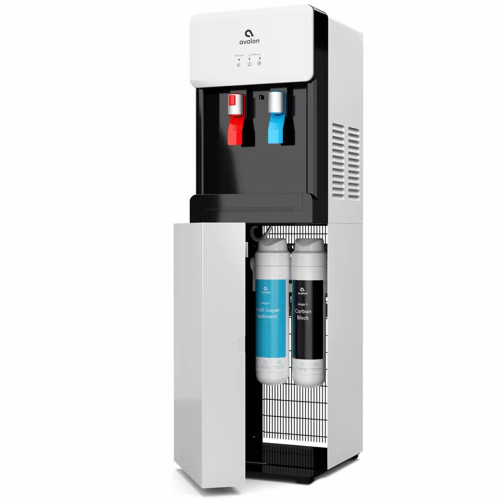 Avalon Self-Cleaning Touchless Bottle-Less Water Cooler Dispenser with Hot/Cold Water, Child Lock, NSF/UL/ENERGY STAR, White