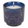 Badash Crystal 3.75 in. x 3.75 in. Handcrafted Glass Jar with Vanilla Scented Candle