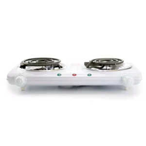 Better Chef 2-Burner 9 in. White Electric Countertop Hot Plate