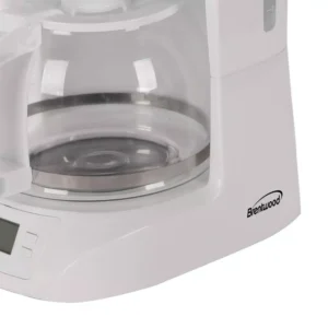 Brentwood Appliances 10-Cup White Digital Coffee Maker