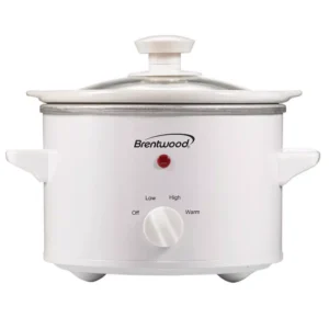 Brentwood Appliances 1.5 Qt. White Slow Cooker