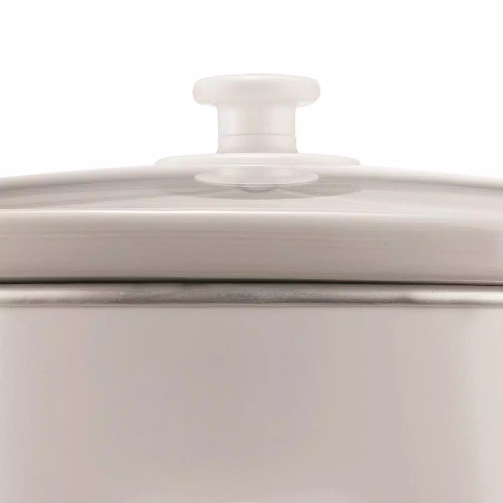 Brentwood Appliances 8 Qt. White Slow Cooker
