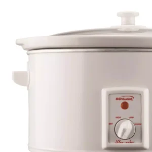Brentwood Appliances 8 Qt. White Slow Cooker