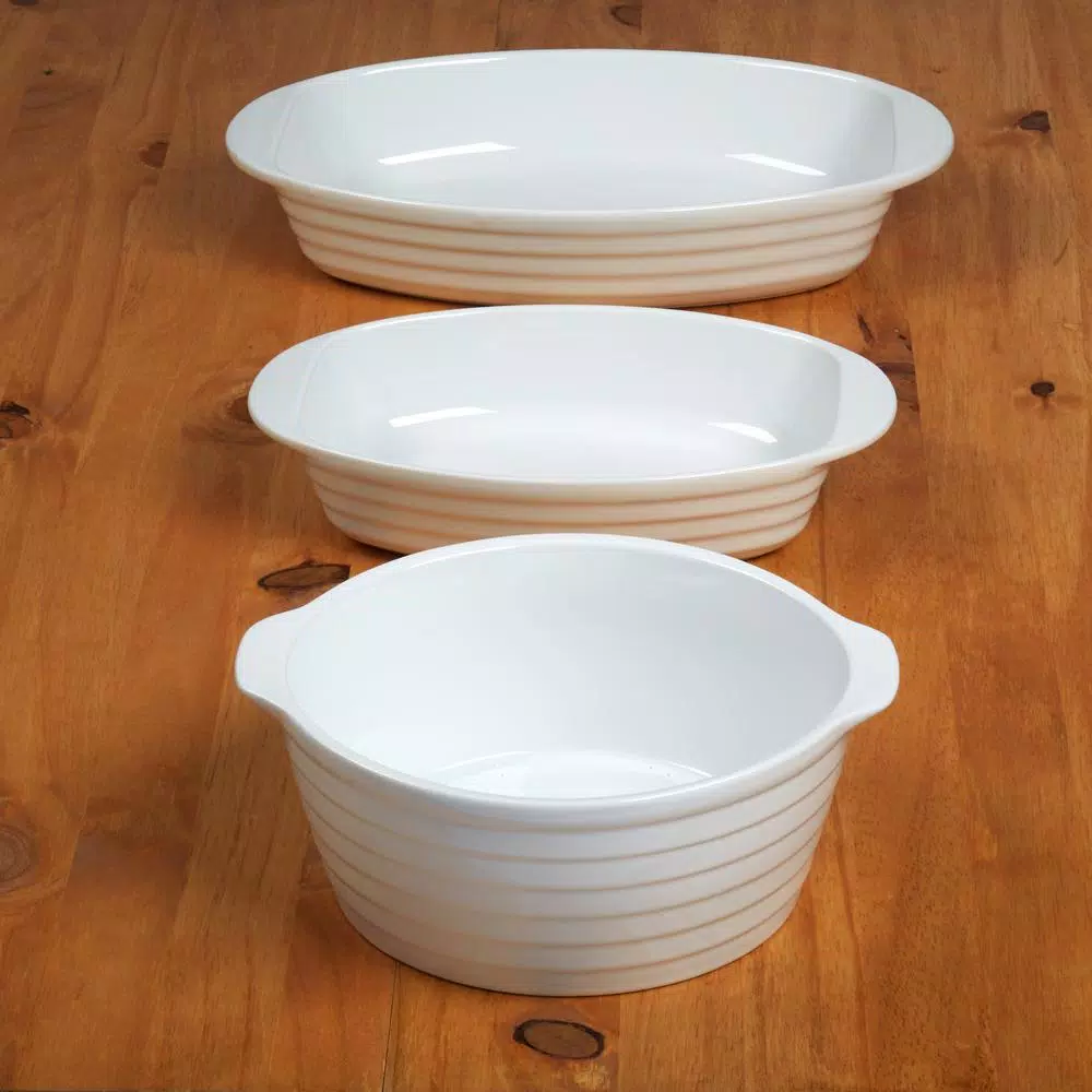 Certified International 3-Piece Porcelain Bakeware Set