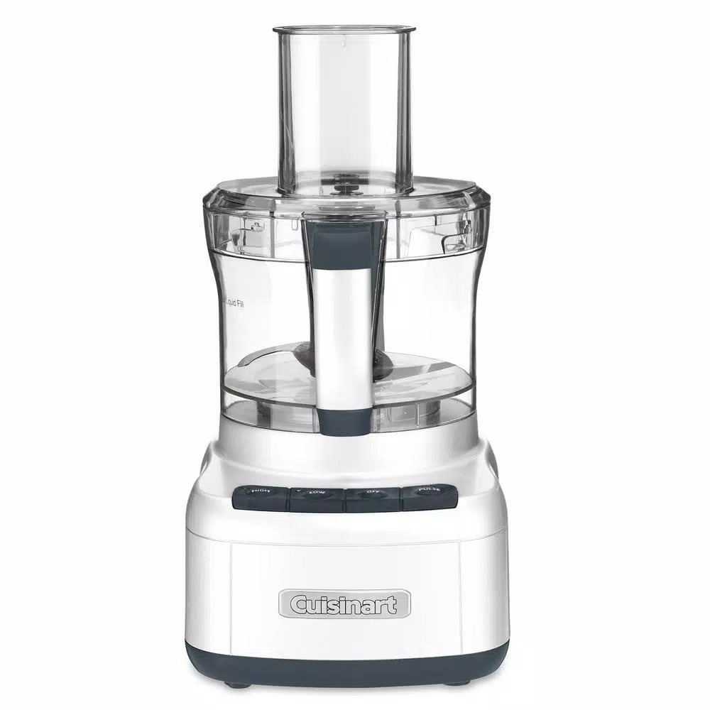 Cuisinart Elemental 8-Cup 3-Speed White Food Processor