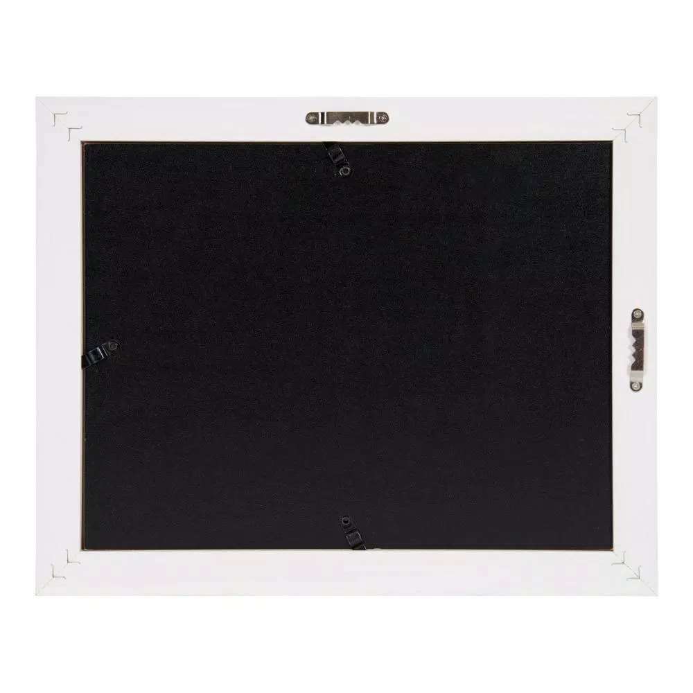 DesignOvation Kieva 8.5 in. x 11 in. White Picture Frame (Set of 6)