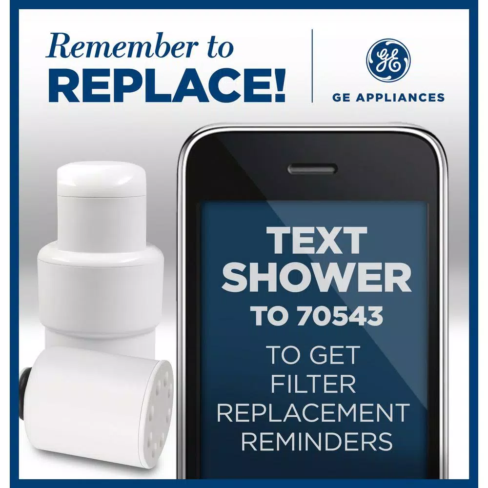 GE Shower Filtration System Replacement Filter