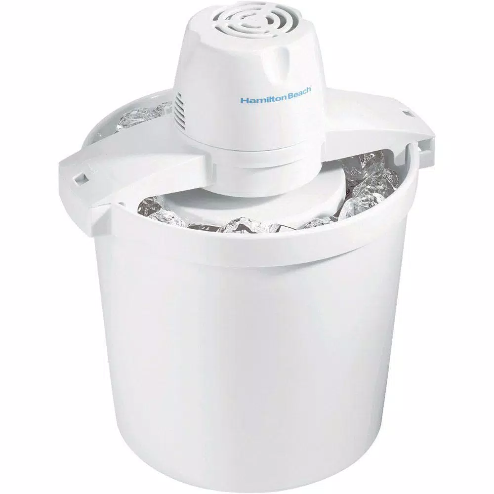 Hamilton Beach 4 qt. Ice Cream, Frozen Yogurt, Gelato and Sorbet Maker