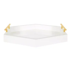 Kate and Laurel Lipton 17 in. x 3 in. x 12 in. White Decorative Wall Shelf