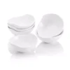 MALACASA 4.3 in. White Ceramic Ramekins Serving Bowls for Creme Brulee (Set of 6)