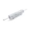 Fox Run White Marble Rolling Pin and Base with Aluminum Handles