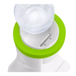 Nostalgia 50 W 8 oz. White Snow Cone Maker with Stainless Steel Blades