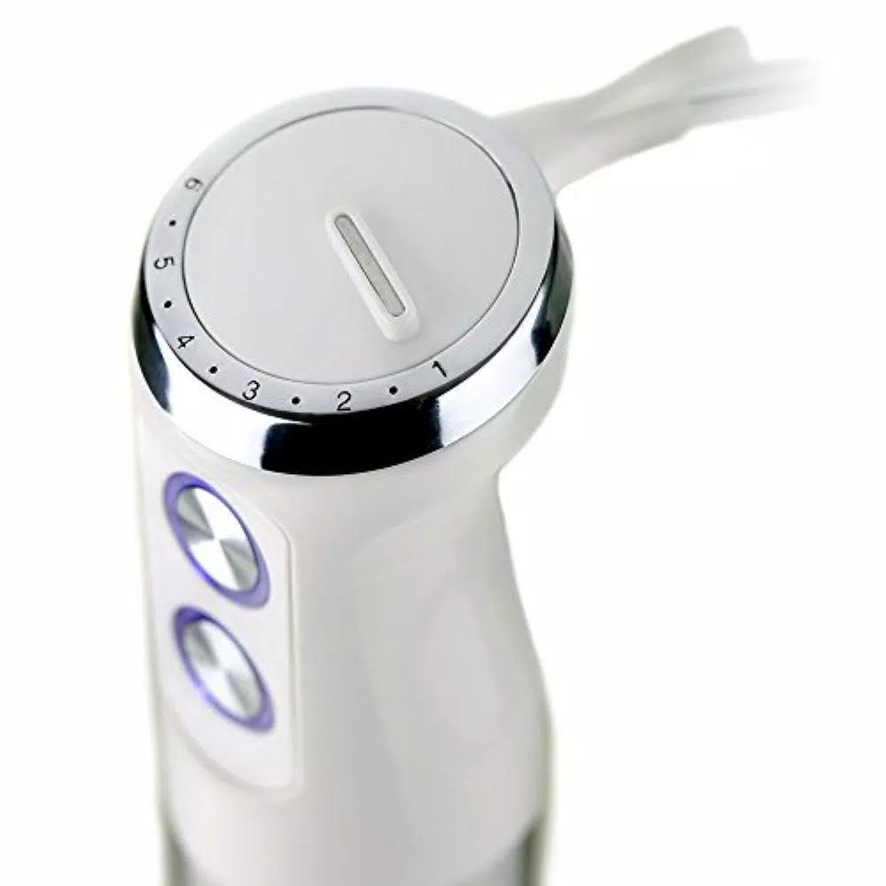 Ovente Multi-Purpose Immersion Blender, 500-Watt Hand Mixer, Stainless Steel Blades, 6-Speed Settings