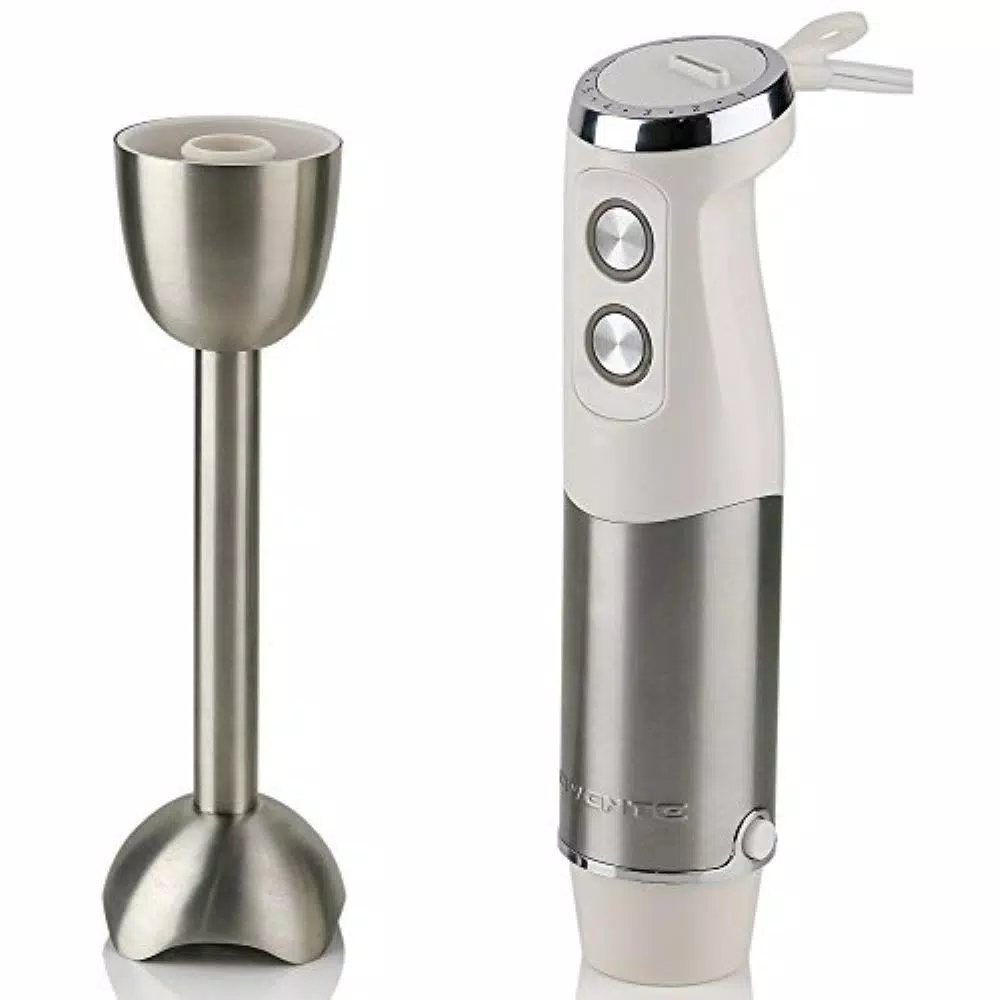 Ovente Multi-Purpose Immersion Blender, 500-Watt Hand Mixer, Stainless Steel Blades, 6-Speed Settings