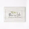 P Graham Dunn "This is Us" White Wood Wall Decor