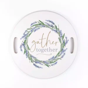 P Graham Dunn Gather together white Decorative wood Tray